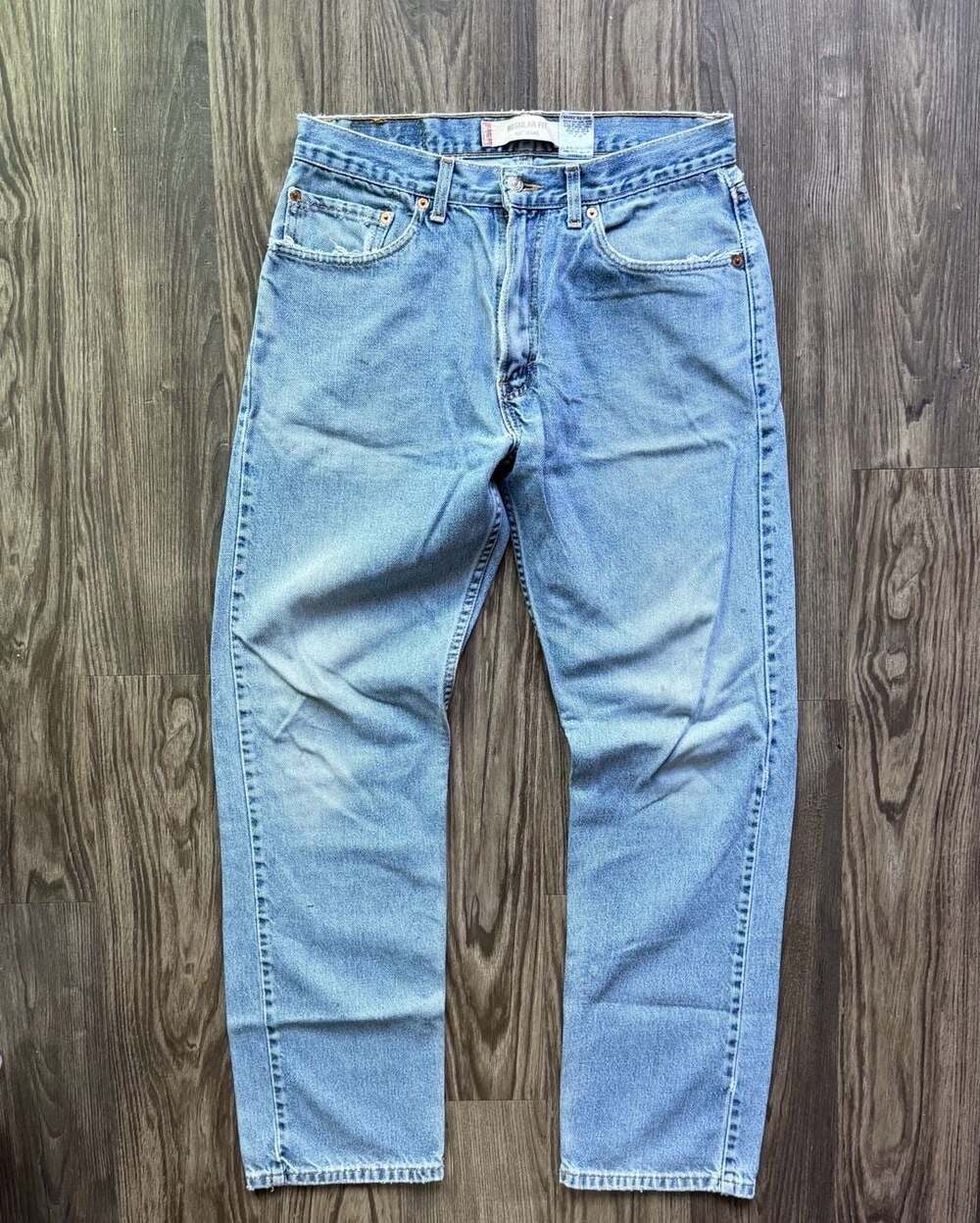 Vintage Levi's 505 Regular Fit Straight Leg Jeans Size 33x34